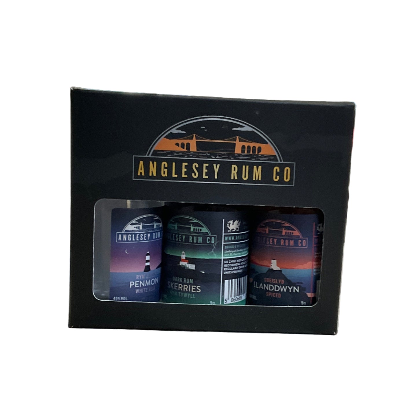 Anglesey rum gift set