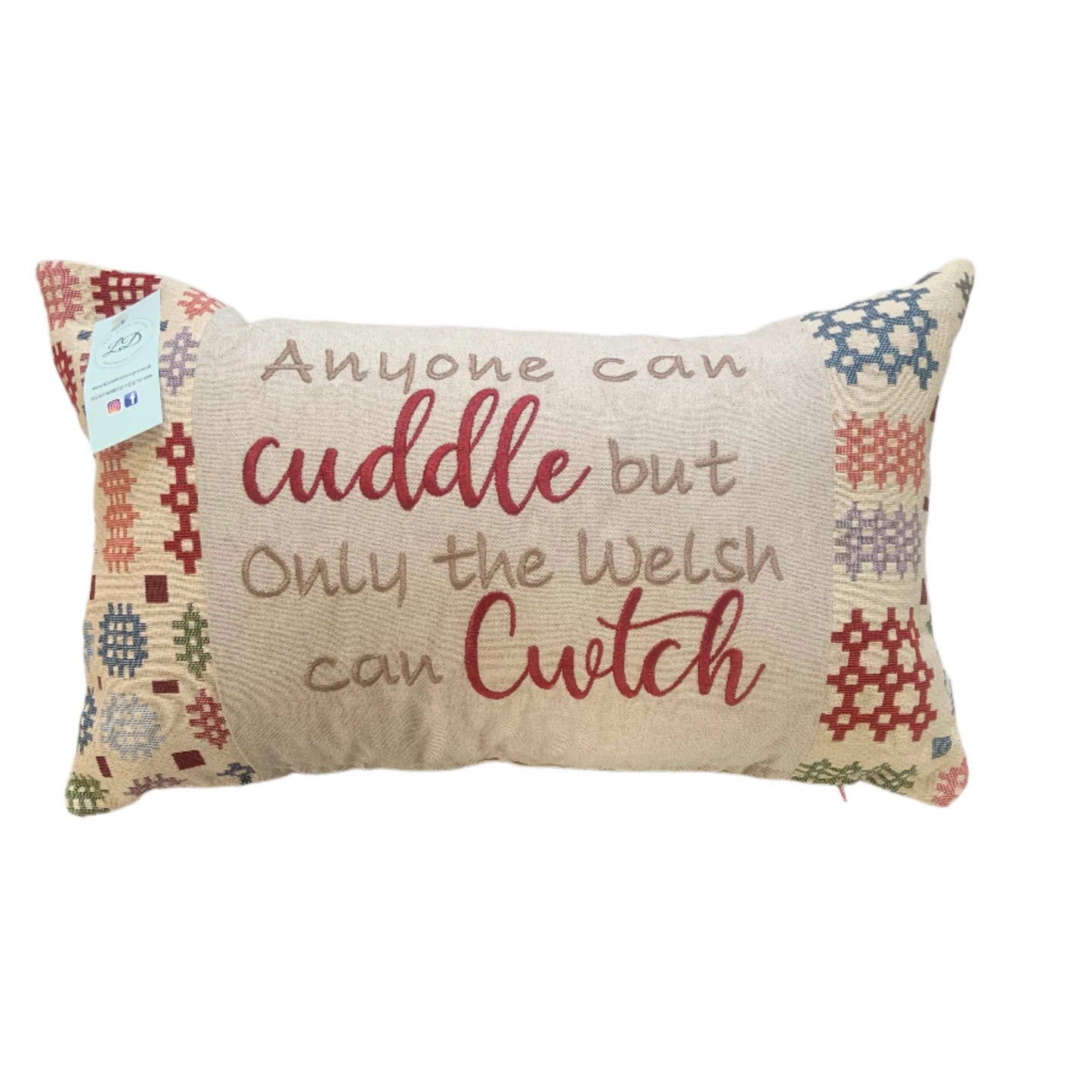 Anyone can cuddle cushion | Gifts of Wales