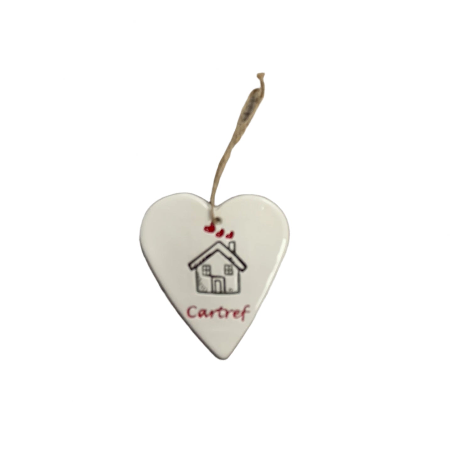 Cartref ceramic heart | Gifts of Wales