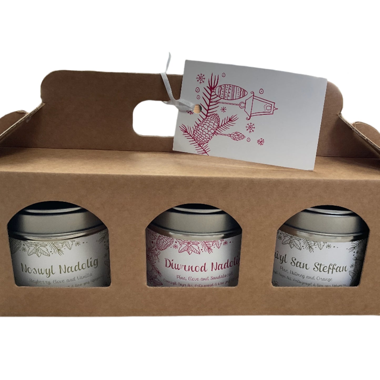 Christmas candle gift set | Gifts of Wales