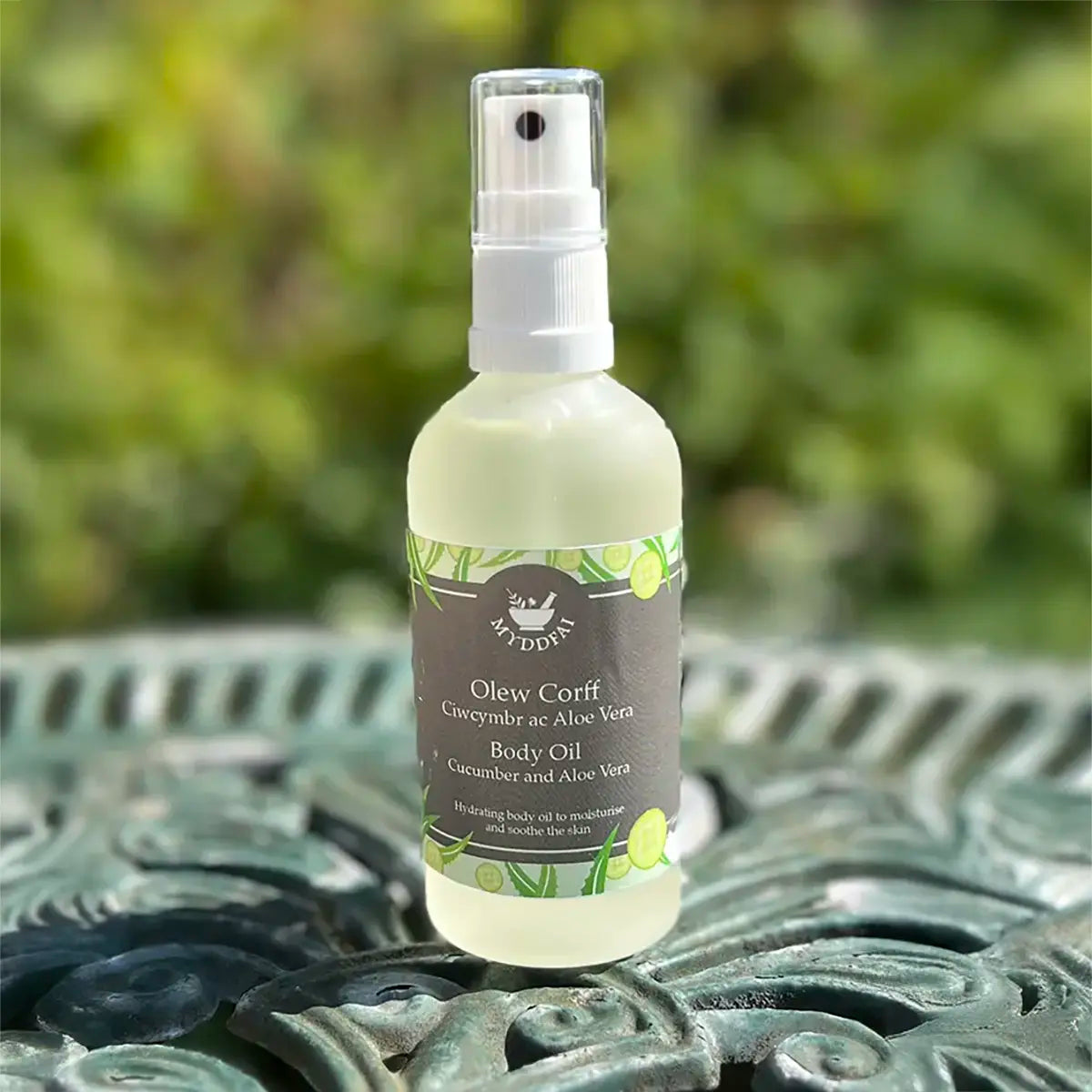 Cucumber and aloe vera body Oil