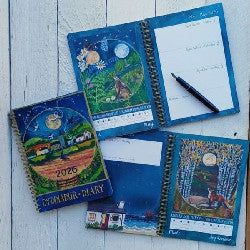 Full moon spiral diary