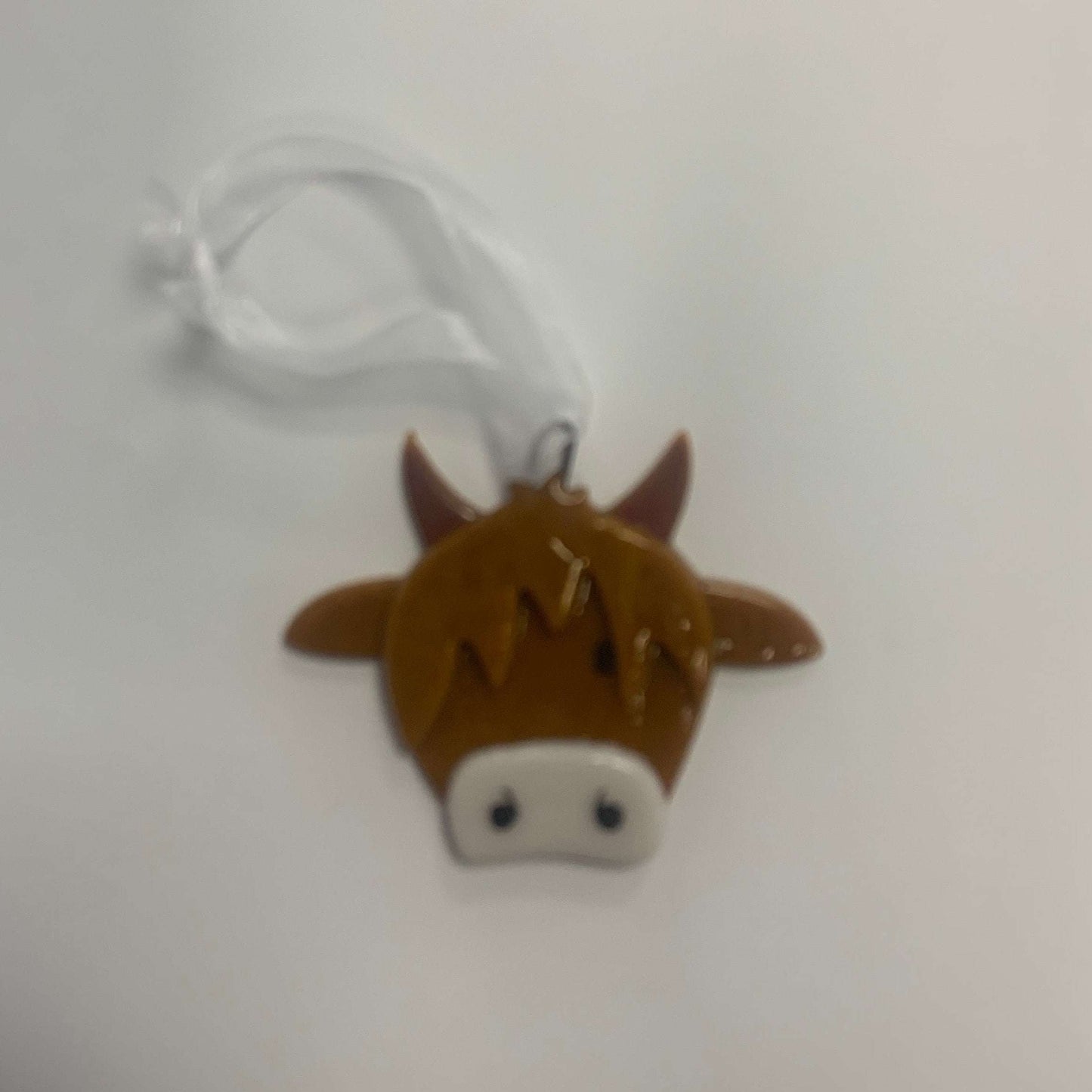 Glass highland cow