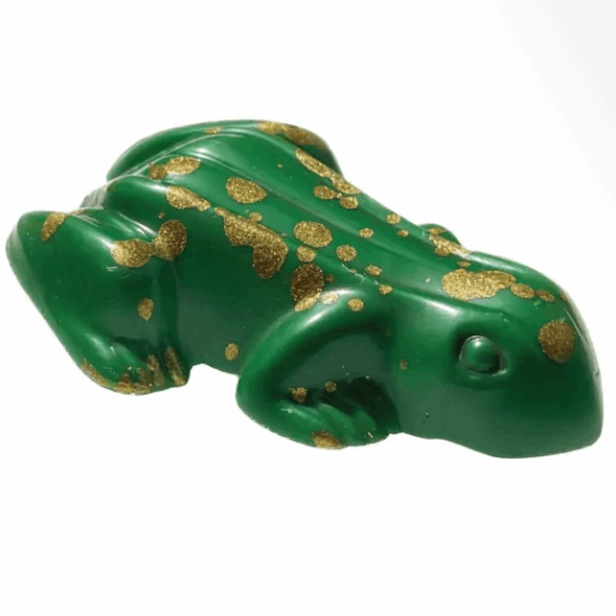 Green and gold milk Chocolate frog