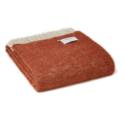 Autumnal rust reversible throw