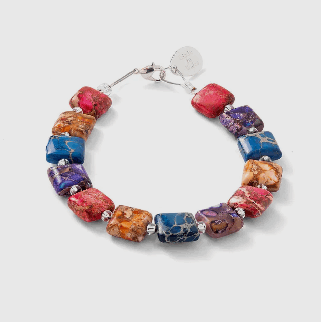 Jasper Pillows Beaded Gemstone bracelet