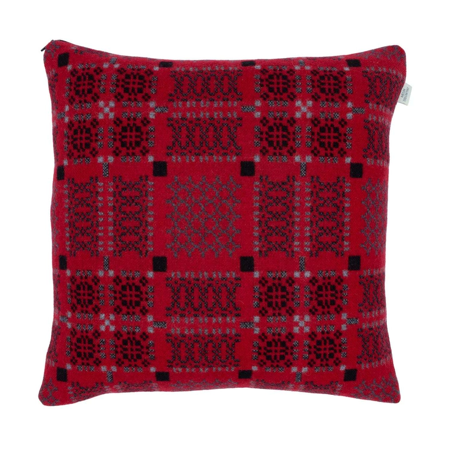 Knot garden draig cushion