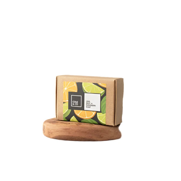 Lime basil and mandarin soap
