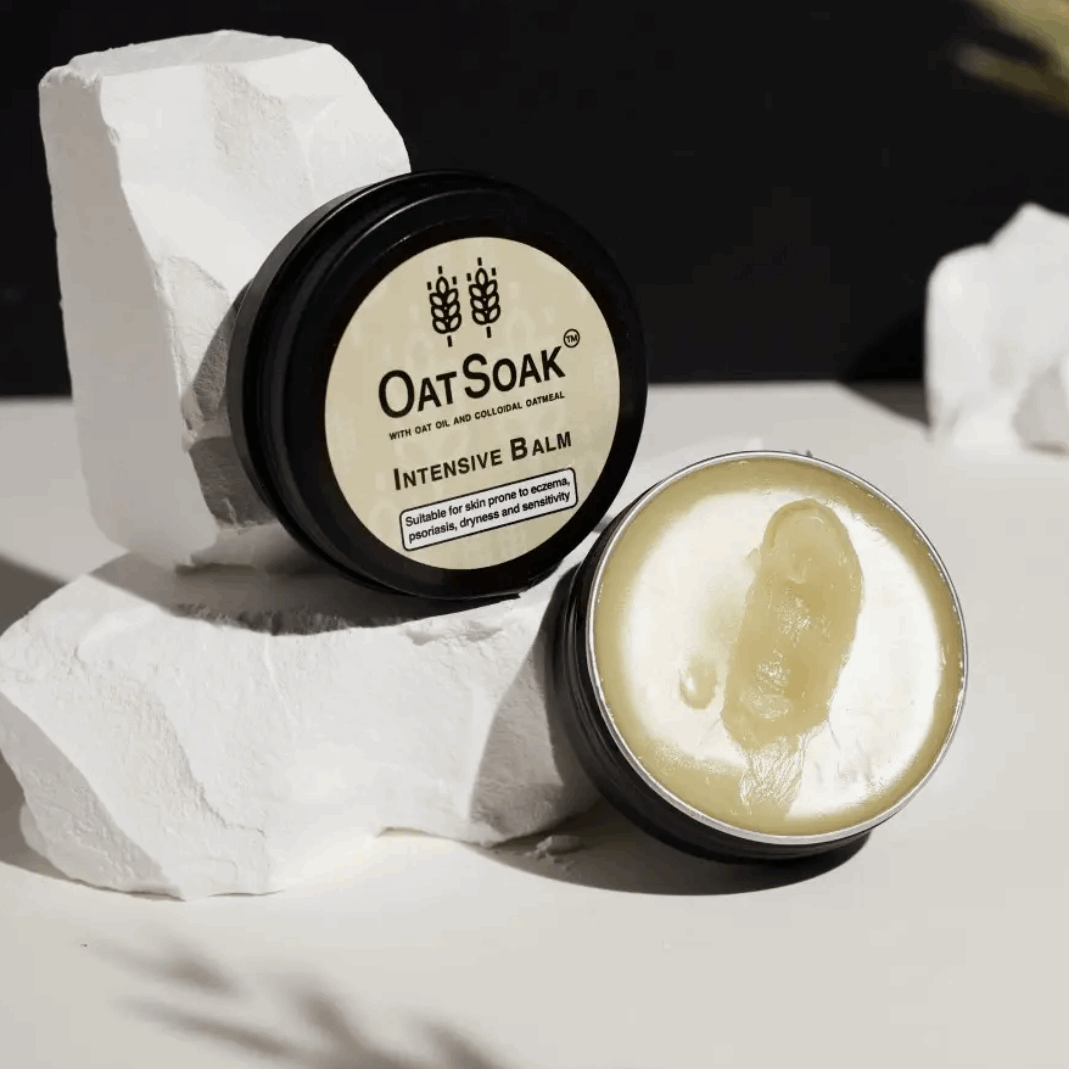 Oak soak colloidal oat meal balm