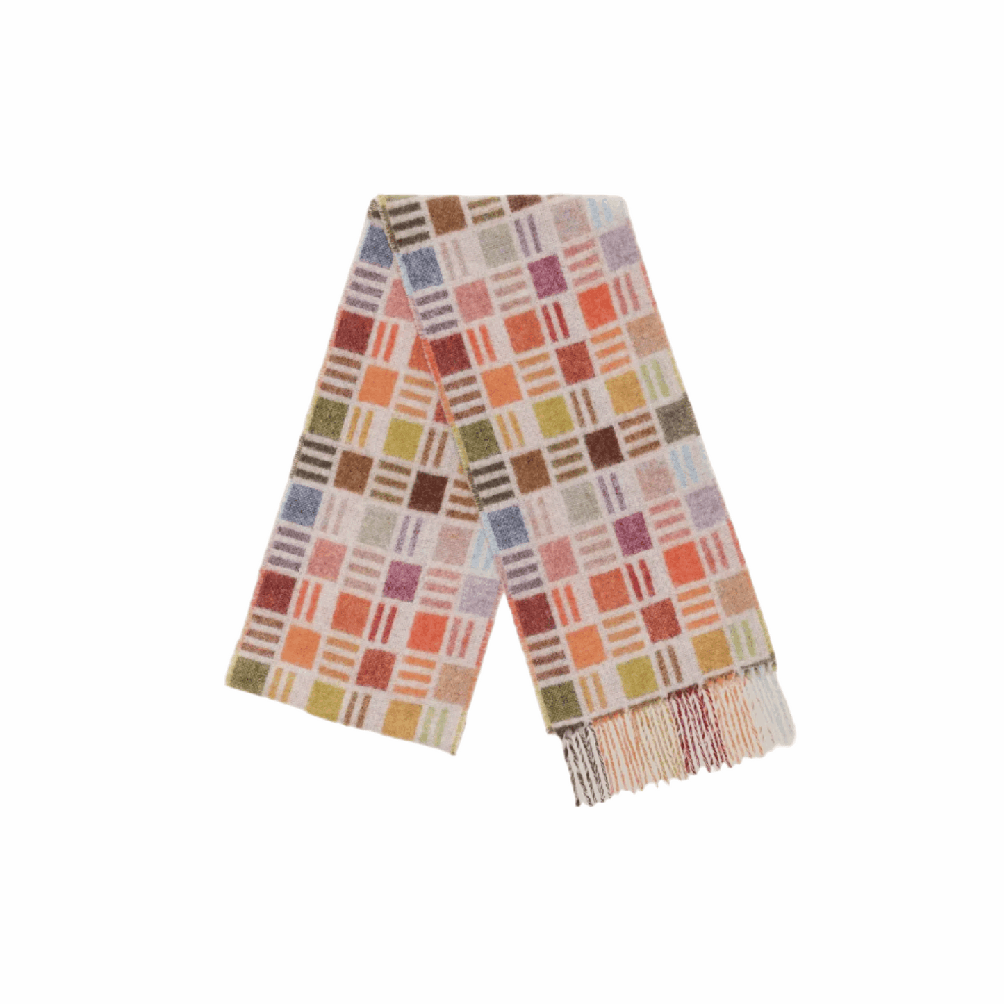 Ribbon cream scarf