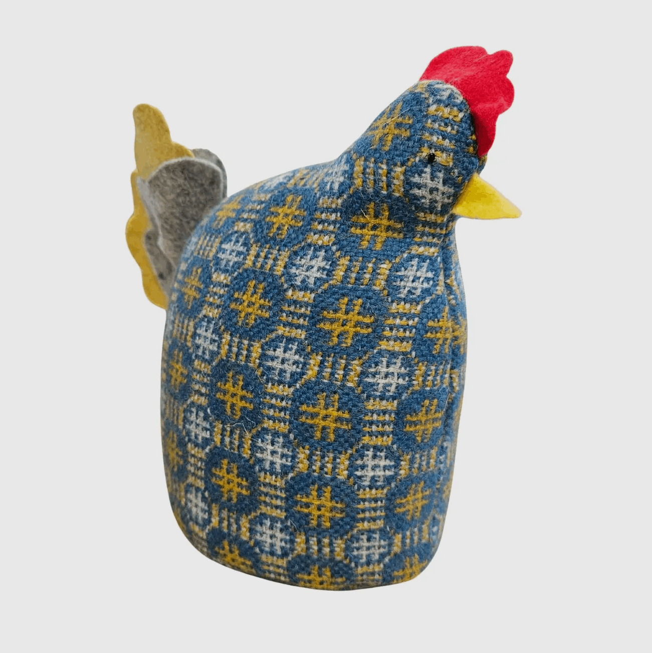 Teils teal hen doorstop