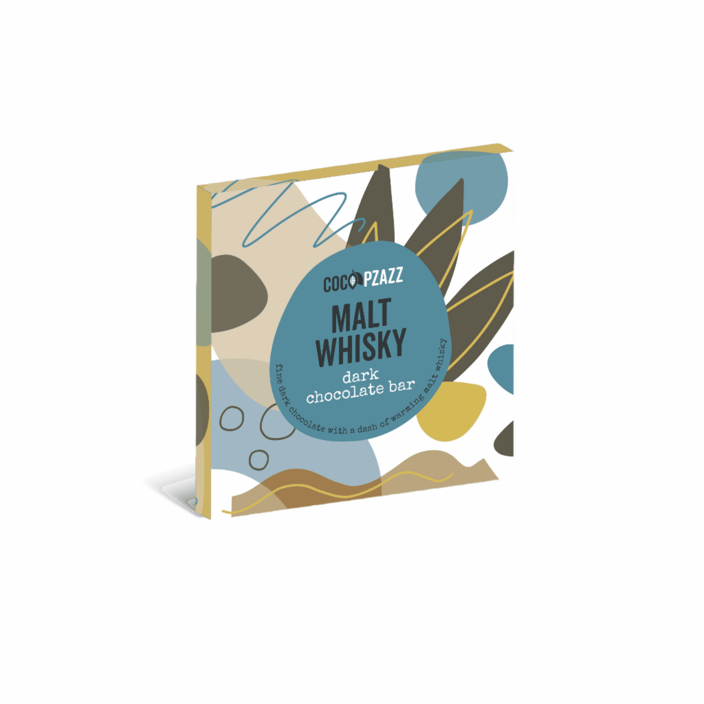 VEGAN Malt Whisky Dark Chocolate Bar 80g|Gifts of Wales