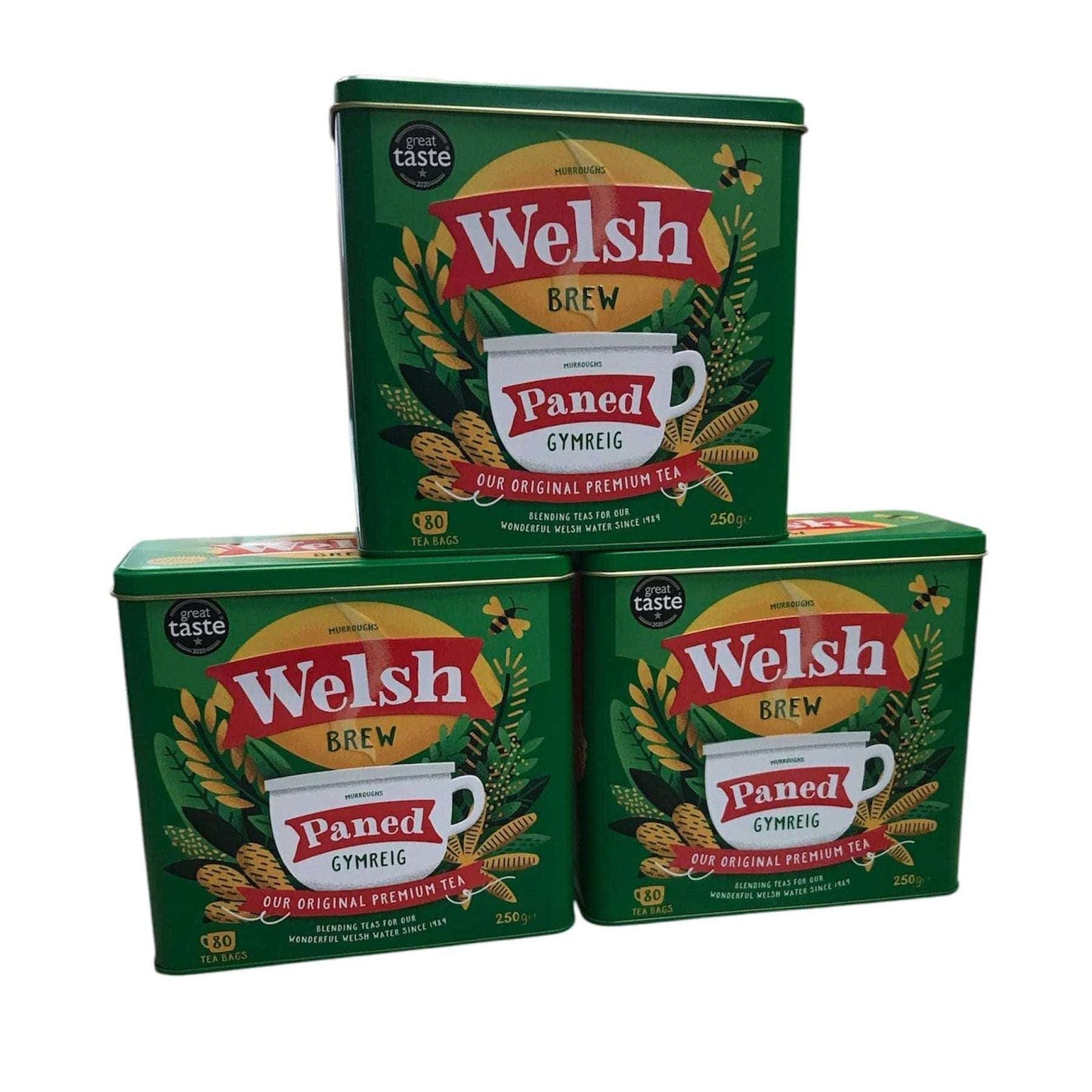 Welsh brew tea caddy