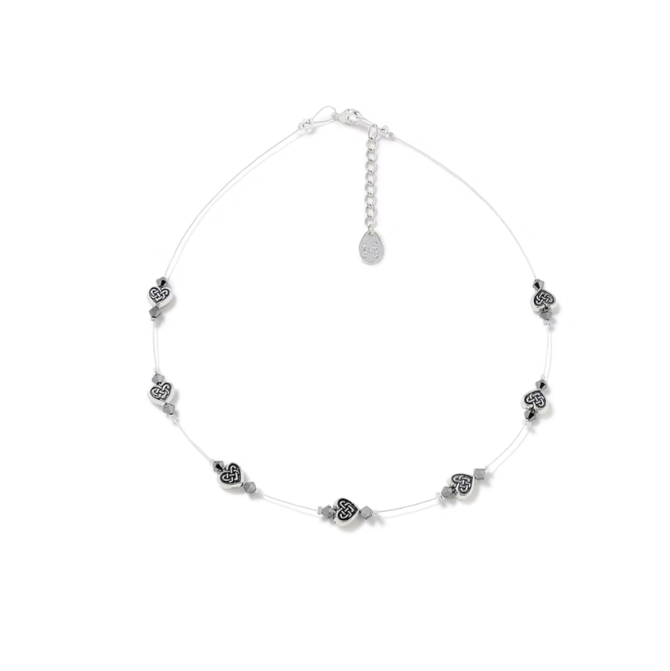 Welsh love knot spaced necklace