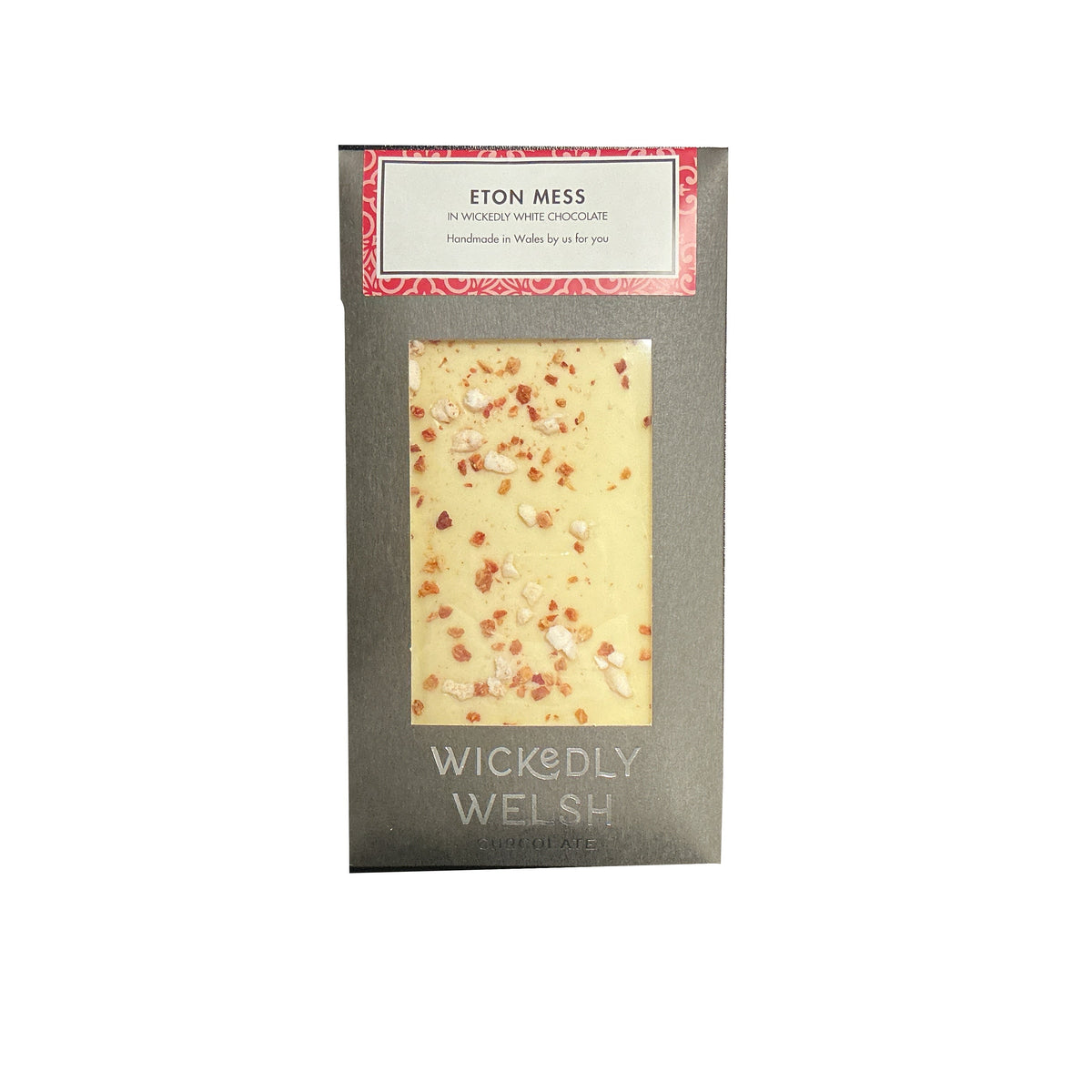 White chocolate eton mess bar
