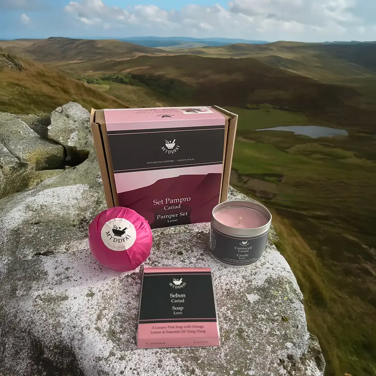 Welsh body and bath gift sets