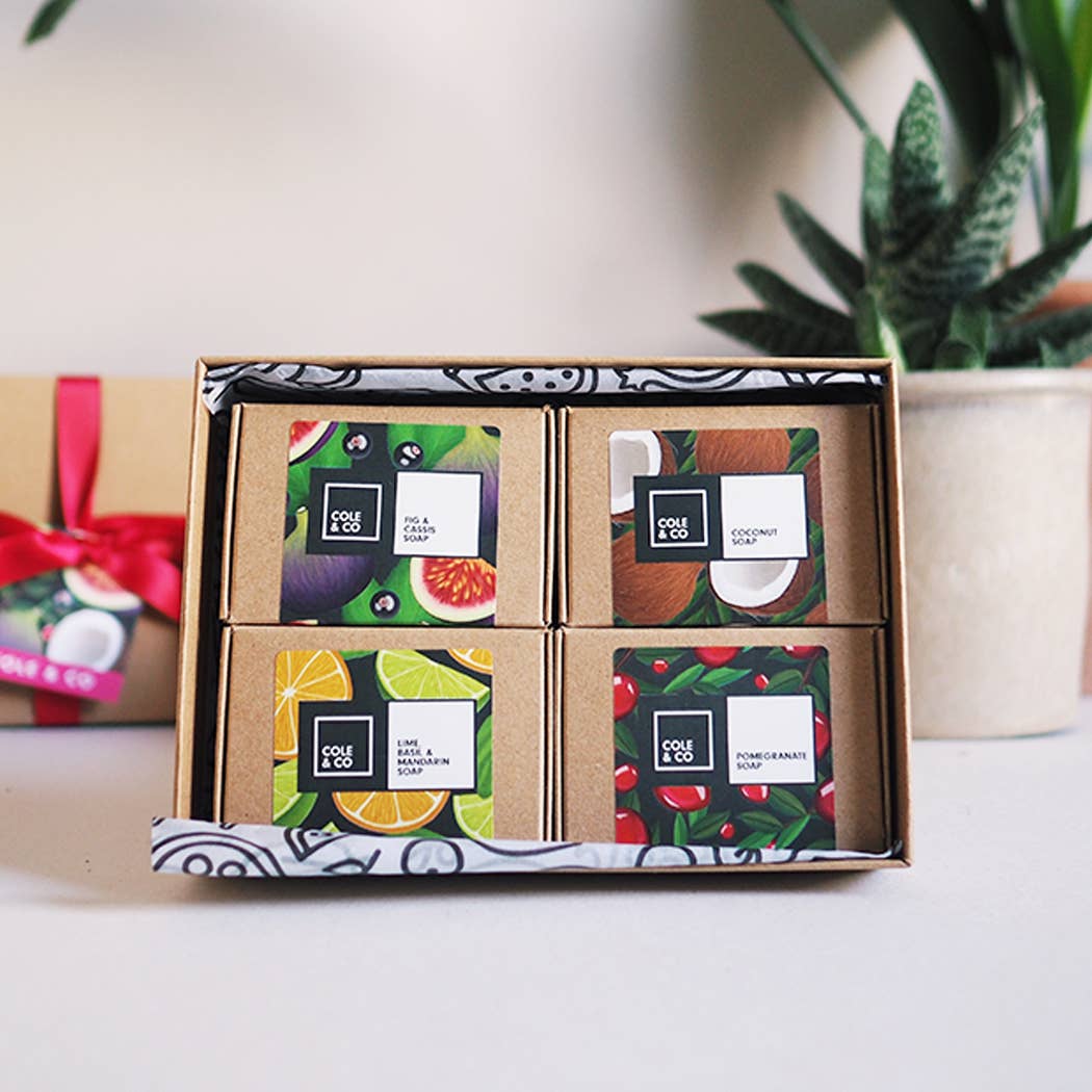 Exotic boxed soaps