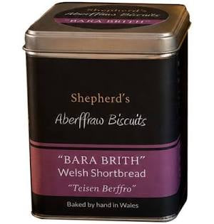 Aberffraw bara brith shortbread biscuit tin