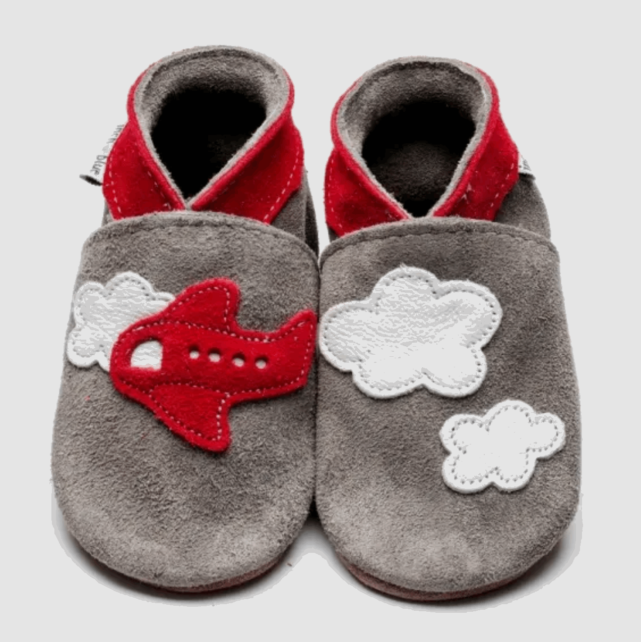 Aeroplane grey suede shoes