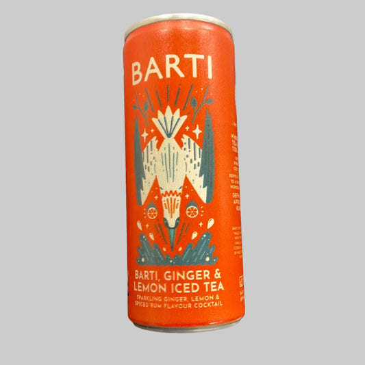 Barti, ginger and lemon iced tea 