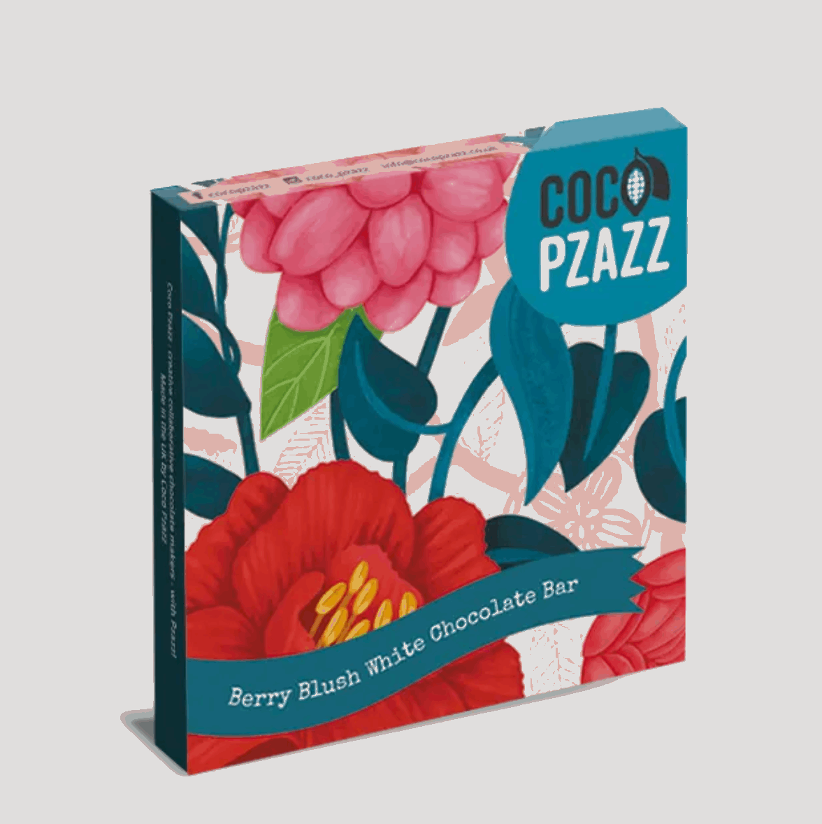 Berry blush white chocolate bar