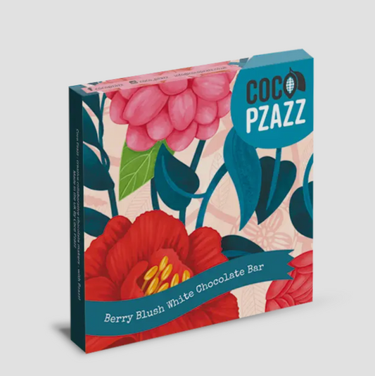 Berry blush white chocolate bar