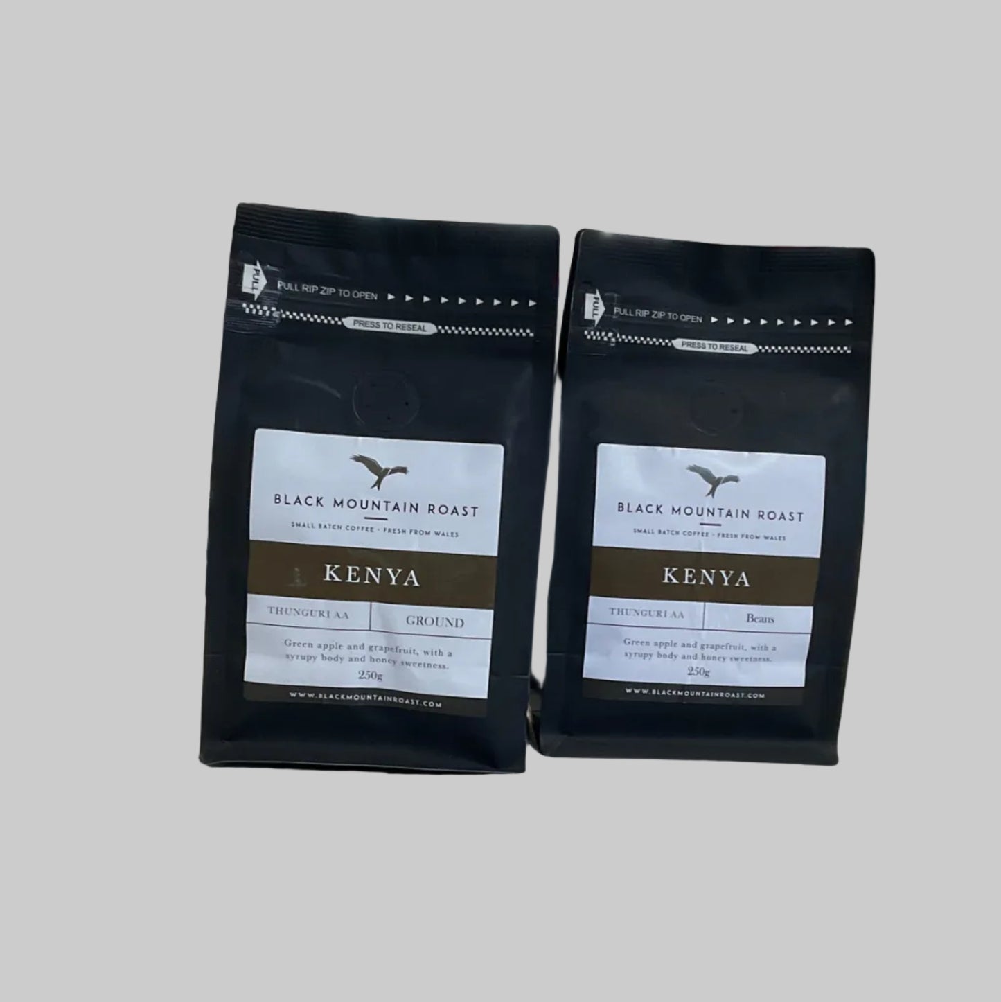 Black mountain roast Kenya coffee