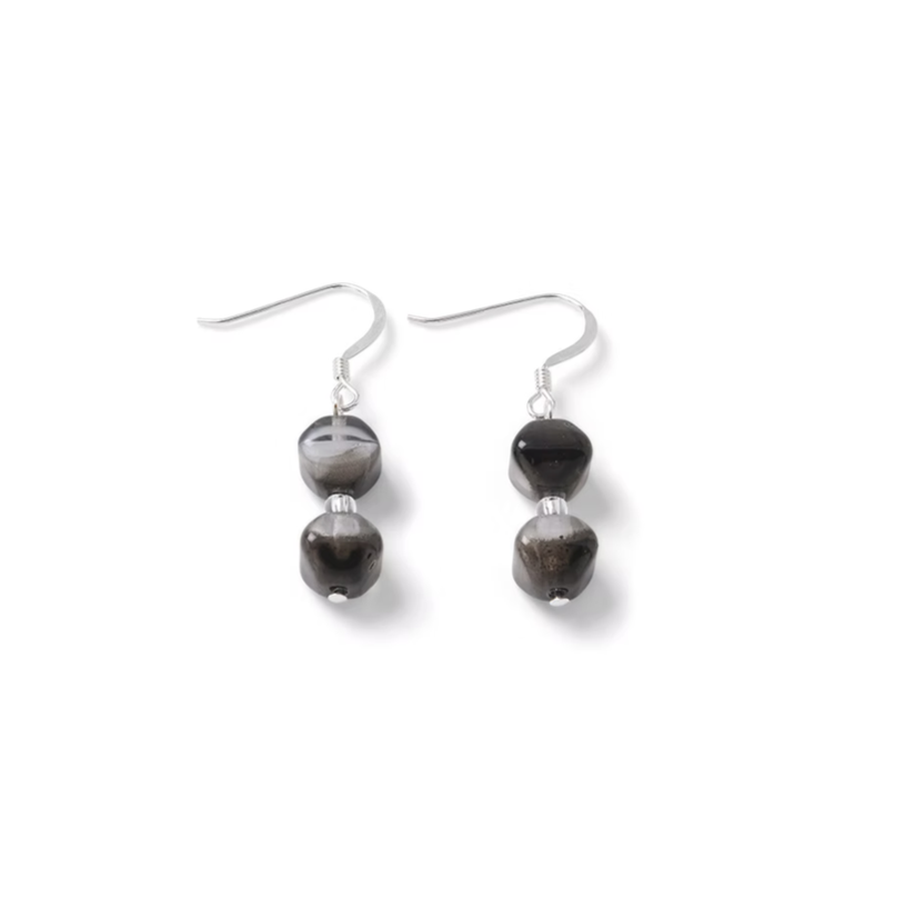Black wisps earrings
