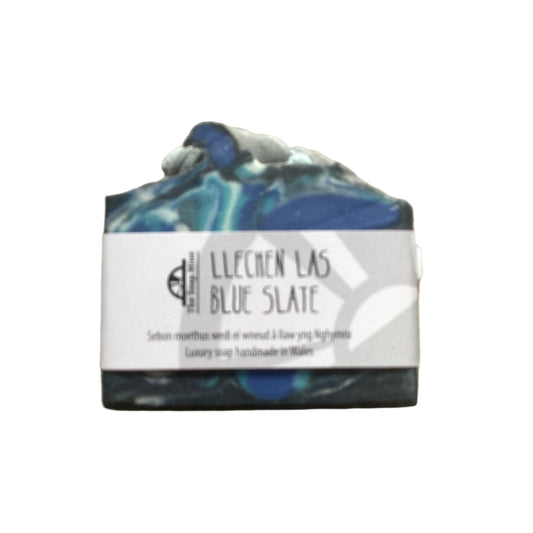 Blue slate soap