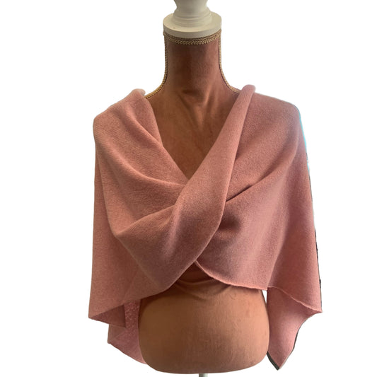 Blush mini poncho