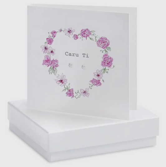 Caru ti earring card 