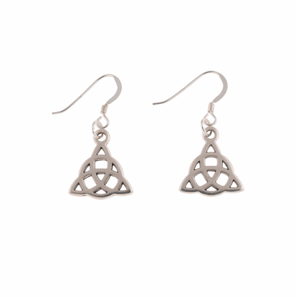 Celtic triangle earrings