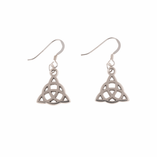 Celtic triangle earrings