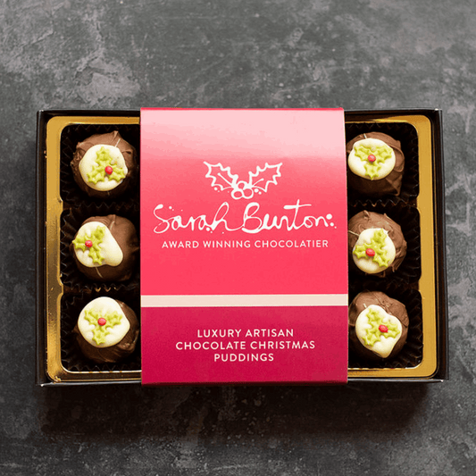 Chocolate Christmas puddings