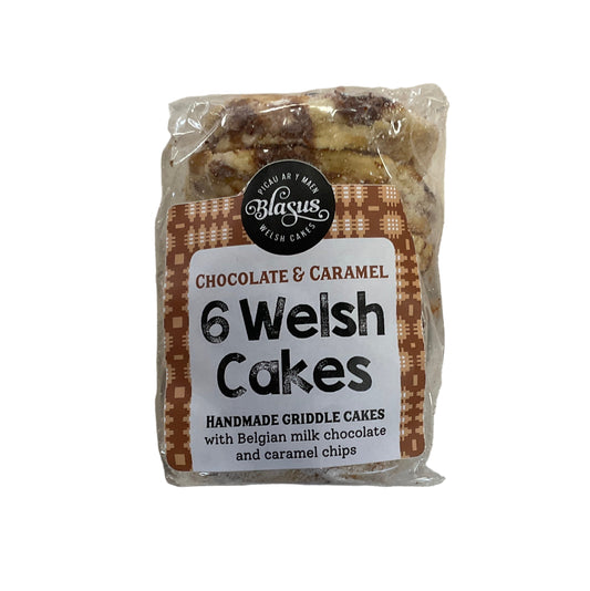 Chocolate and caramel Welshcakes 