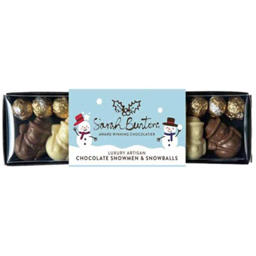 Chocolate snowmen and snowballs