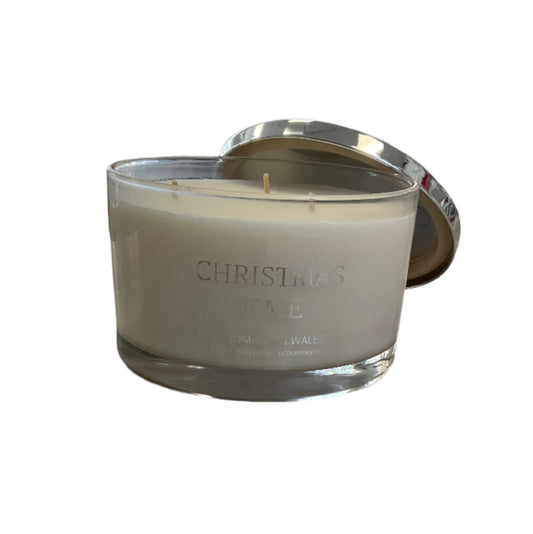 Christmas time three wick candle | Gifts of Wales