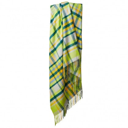 Citrus lambswool throw| Gifts of Wales