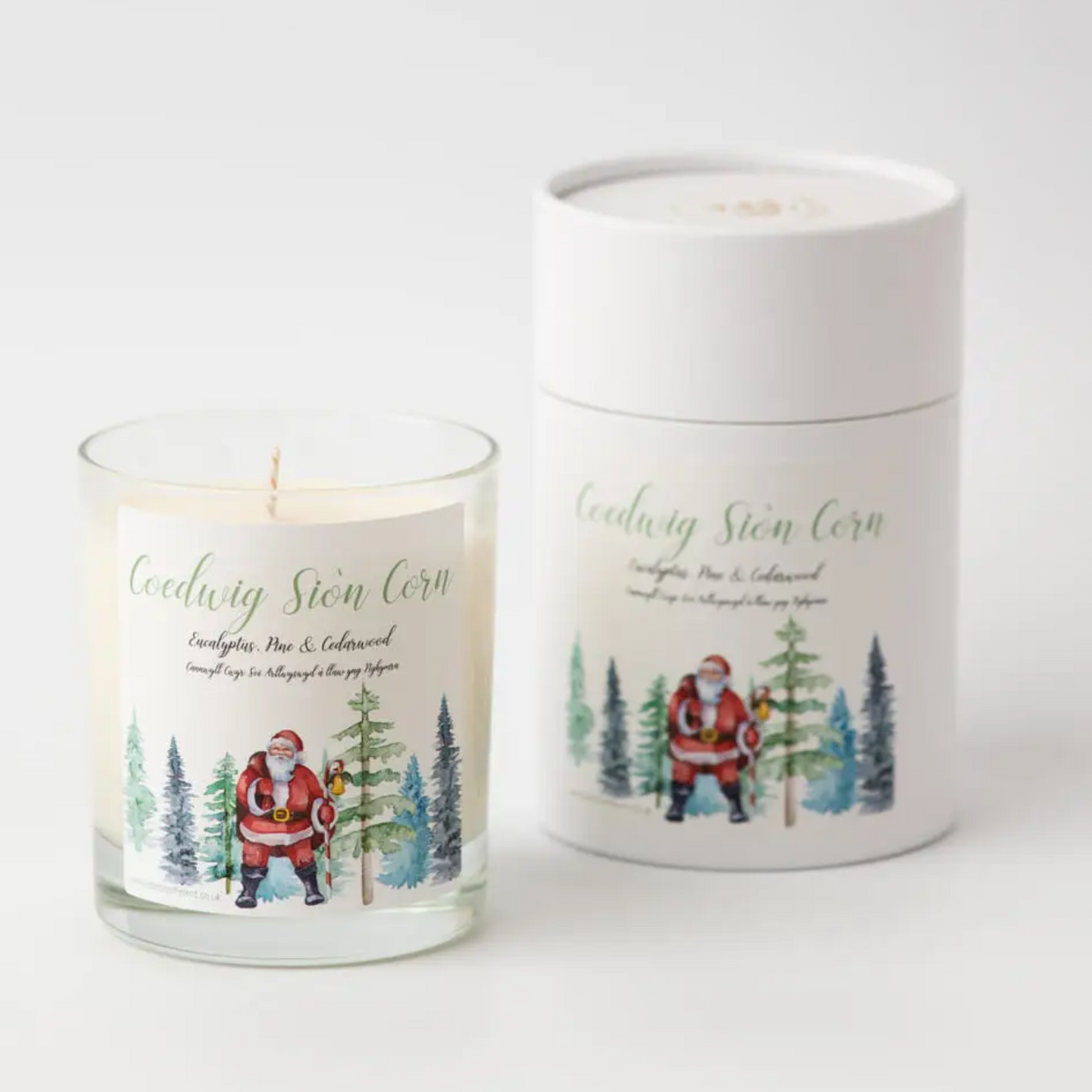 Coedwig Siôn Corn candle