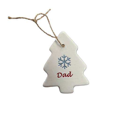 Dad Christmas tree decoration 