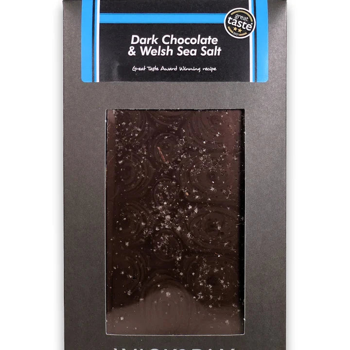 Dark chocolate and  Welsh sea salt bar | Gifts of Wales