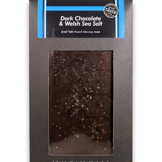 Dark chocolate and  Welsh sea salt bar | Gifts of Wales
