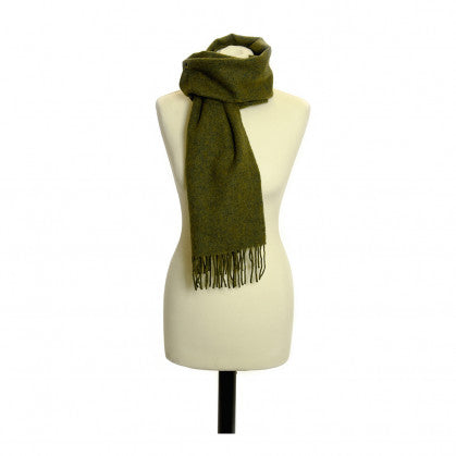 Deep olive scarf|Gifts of Wales 