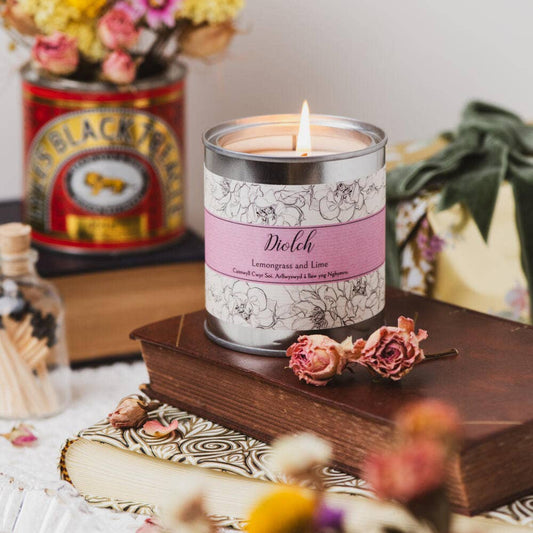 Diolch candle |Gifts of Wales