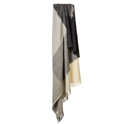 Extra large charcoal throw