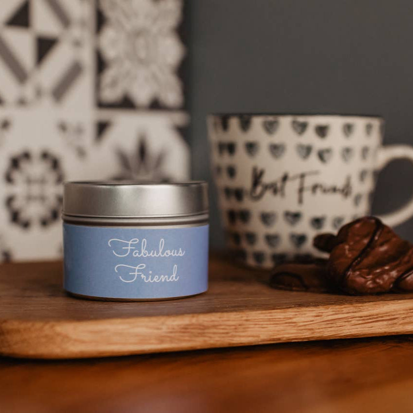 Fabulous Friend | Scented Candle | Bilingual Mini Tin Candle|Gifts of Wales 