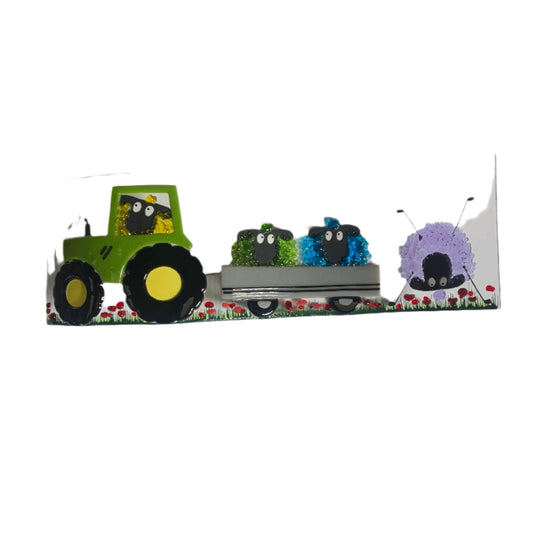 Farmer sheep glass wave| Gifts of Wales