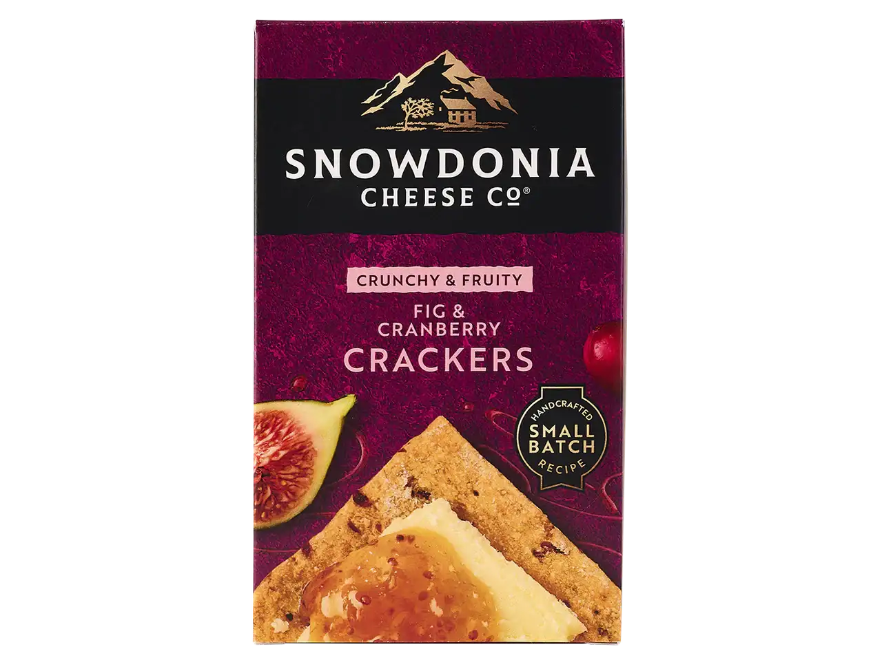 Fig and cranberry crackers