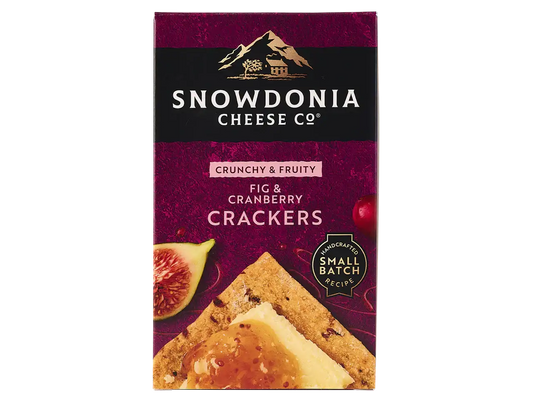 Fig and cranberry crackers