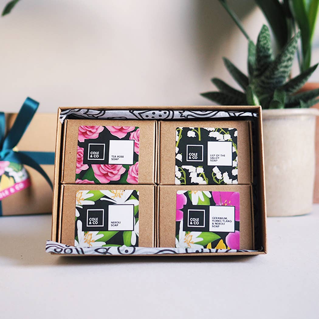 Floral Soap Gift Set |Gifts of Wales 